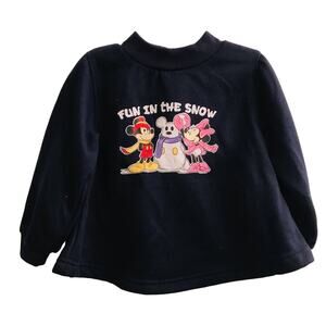 Mickey and Minnie Fun in the Snow Sweatshirt 24 Months